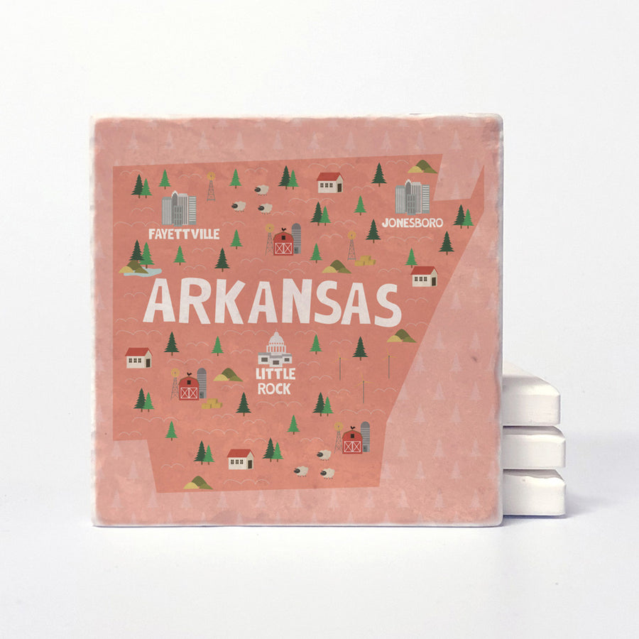 Arkansas State Illustration