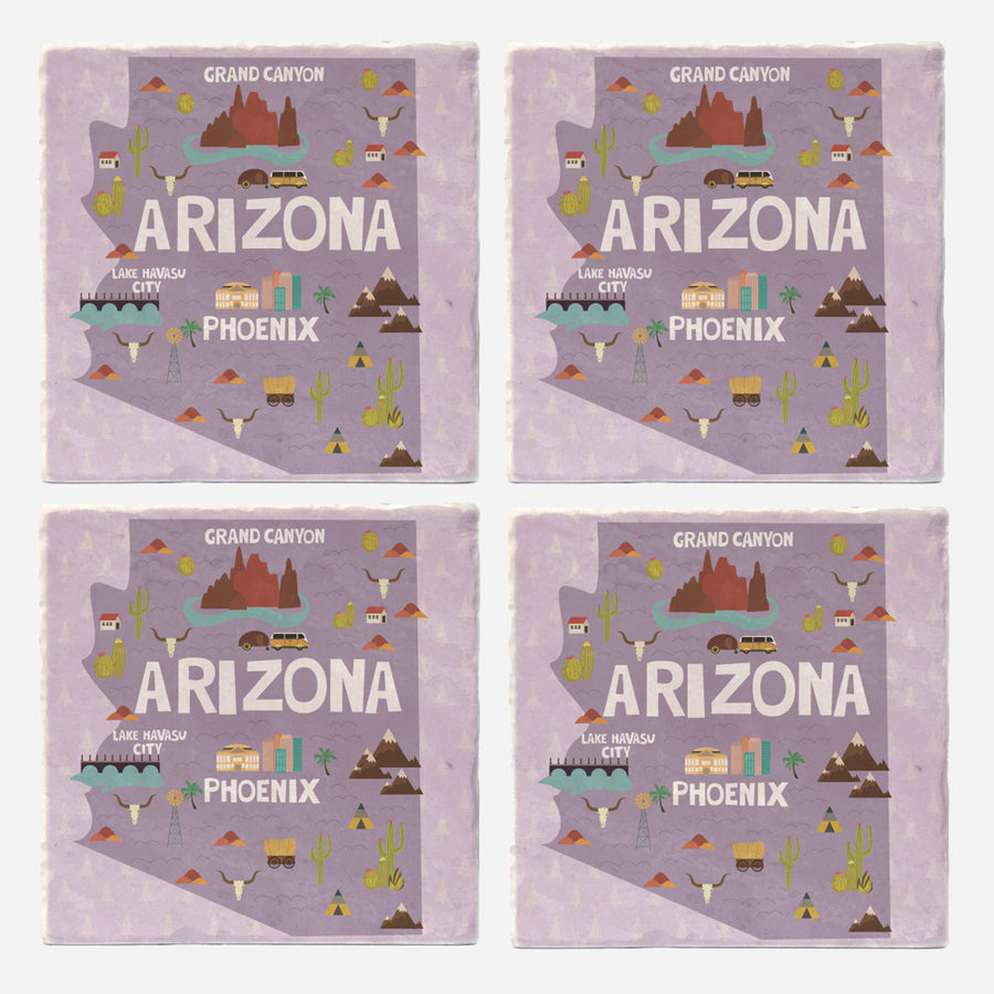 Arizona State Illustration