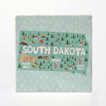 South Dakota State Illustration