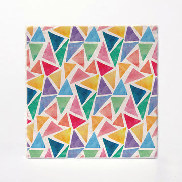 Watercolour Triangle Pattern