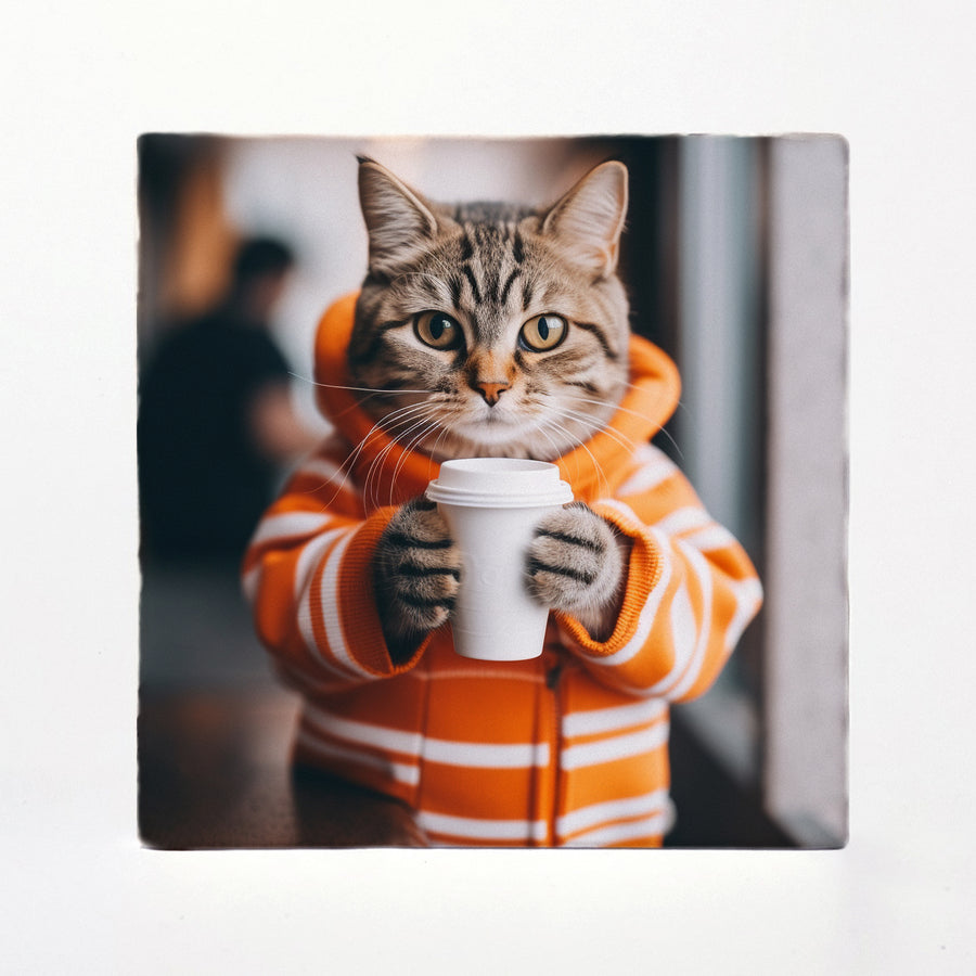 Cozy Cats With Coffee