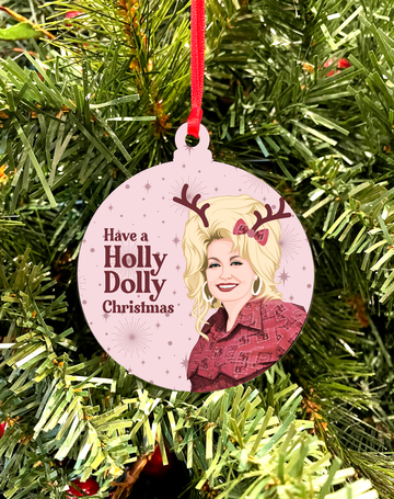 Holly Dolly Xmas - Tree Ornament
