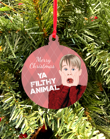 Kevin Mcallister Filthy Animal - Tree Ornament