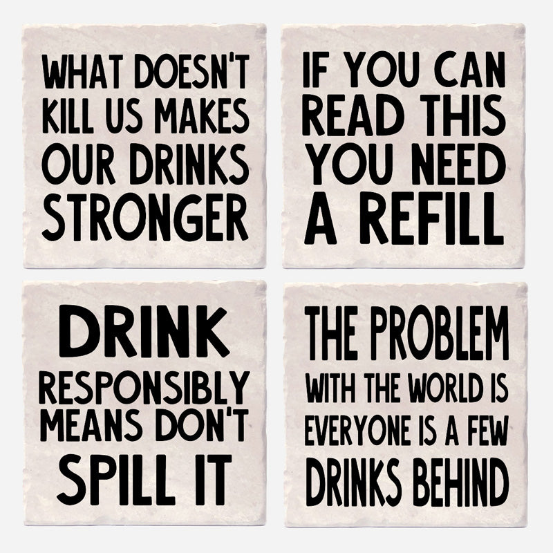 Drink Quotes – Versatile Coasters