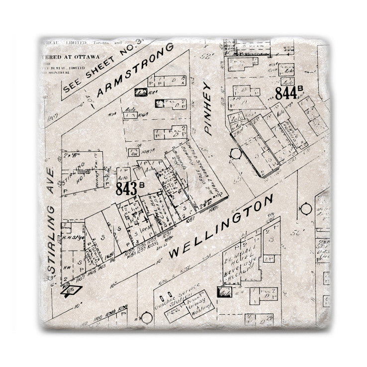 Custom Ottawa Vintage Maps