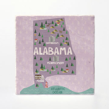 Alabama State Illustration