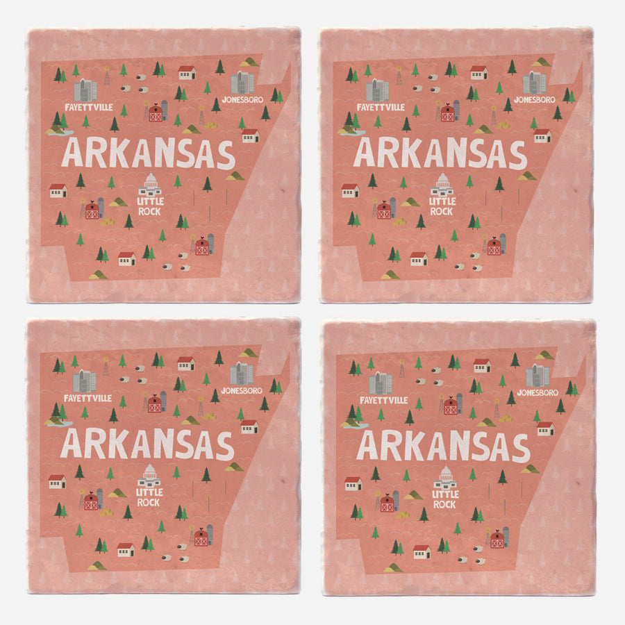 Arkansas State Illustration