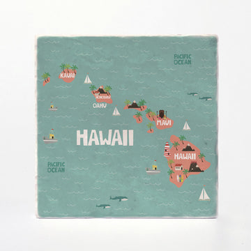 Hawaii State Illustration