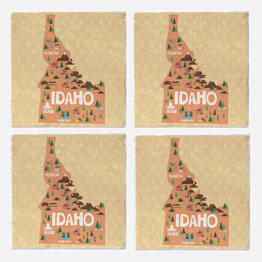 Idaho State Illustration