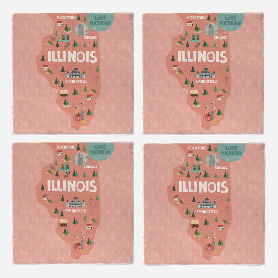 Illinois State Illustration
