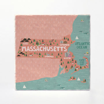 Massachusetts State Illustration