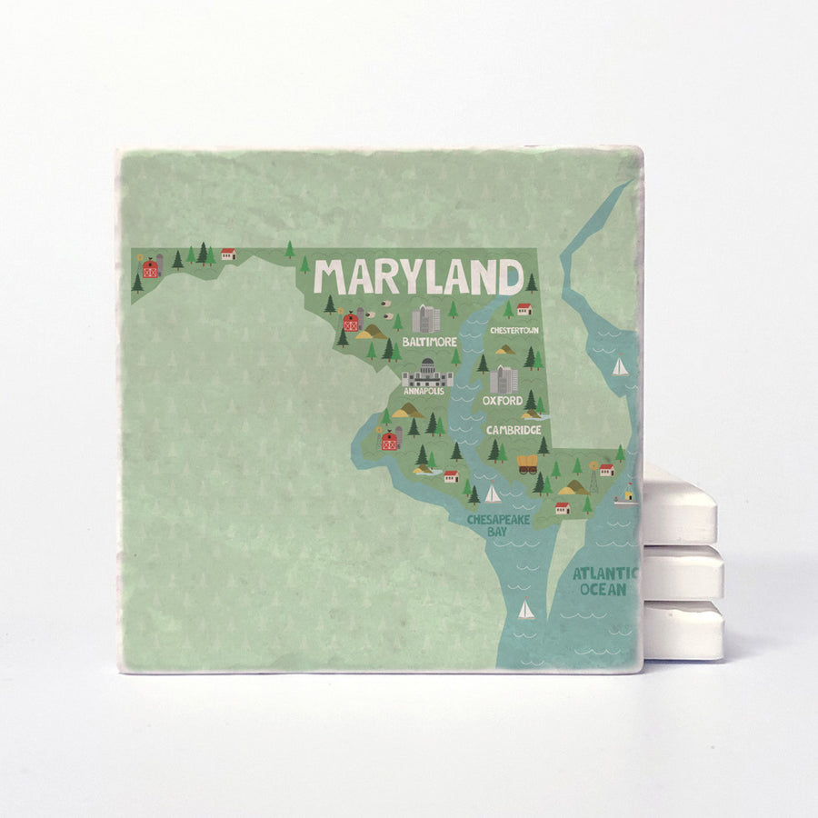 Maryland State Illustration