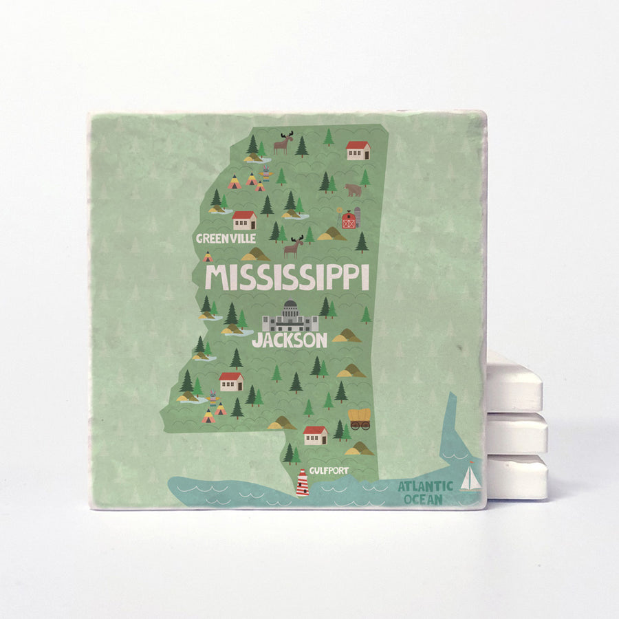 Mississippi State Illustration