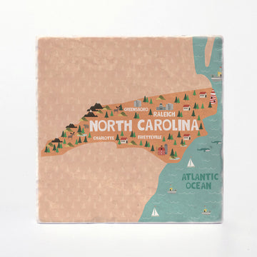 North Carolina State Illustration