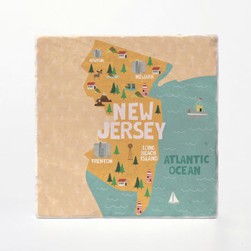 New Jersey State Illustration
