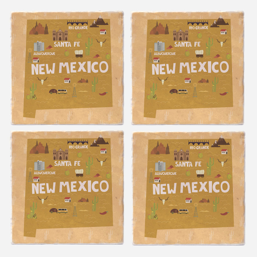 New Mexico State Illustration