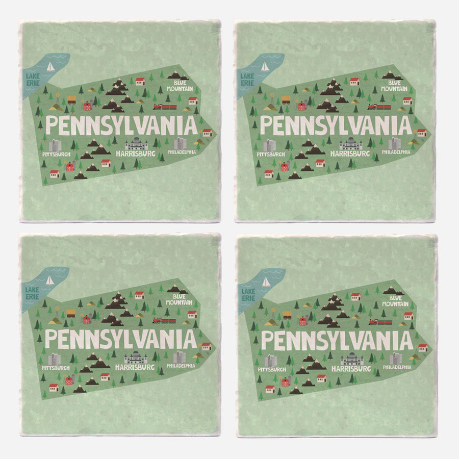 Pennsylvania State Illustration
