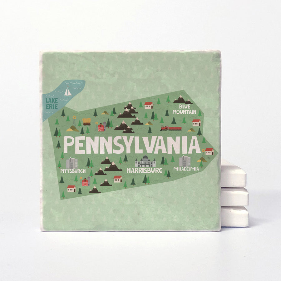 Pennsylvania State Illustration