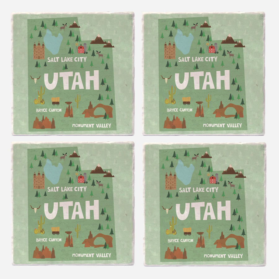 Utah State Illustration