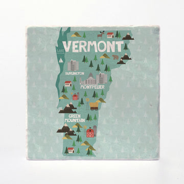 Vermont State Illustration