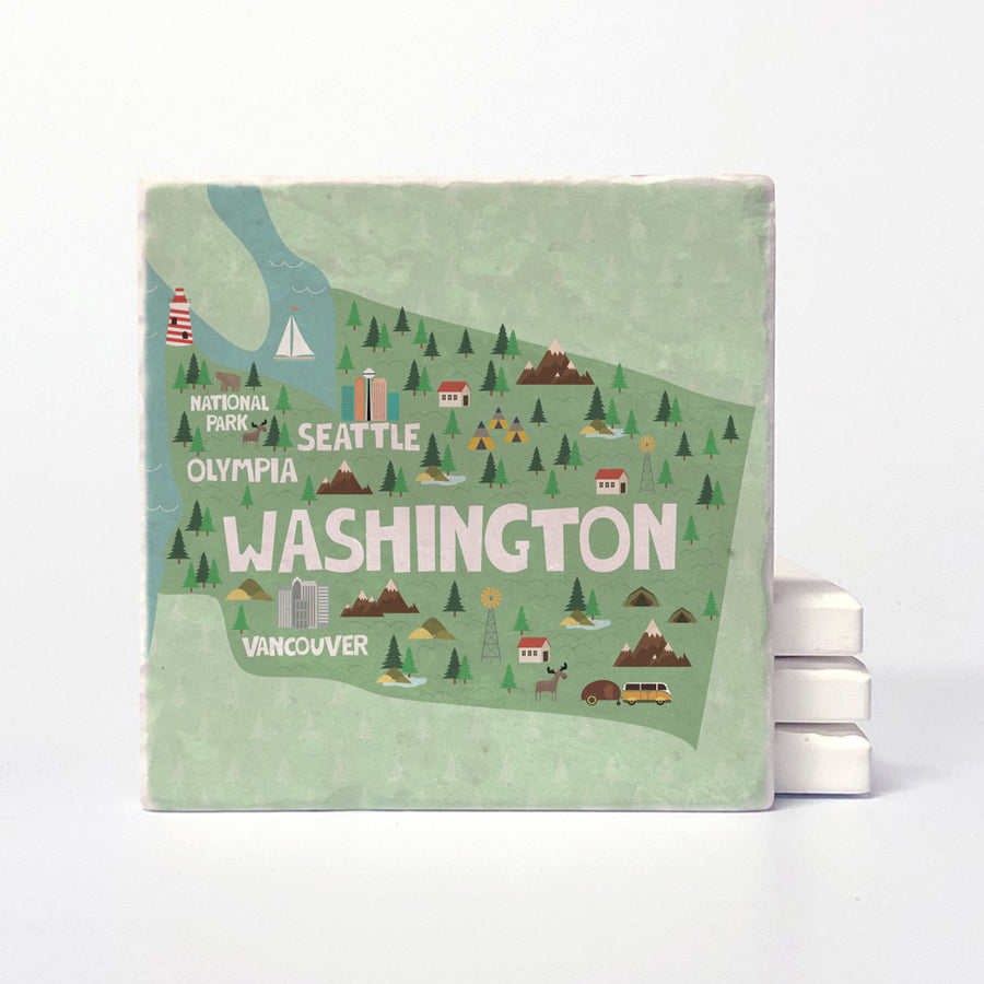 Washington State Illustration
