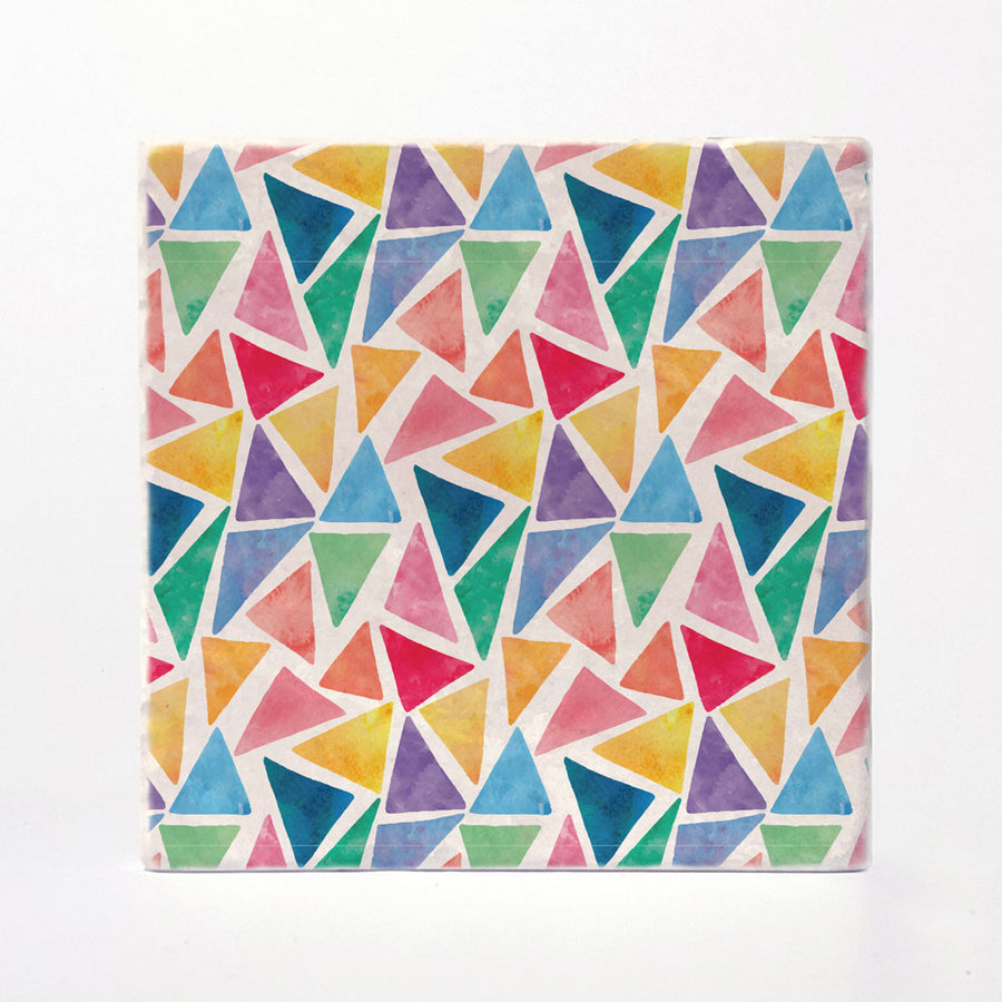 Watercolour Triangle Pattern
